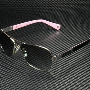 COACH Grey Black 56mm Sunglasses
